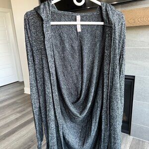 Athleta Charcoal Heather Harmony Wrap